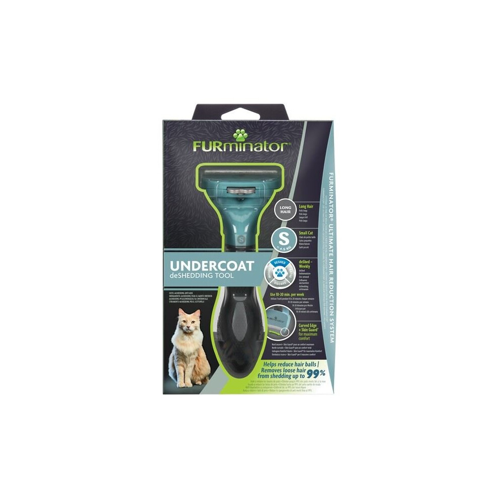 FURminator Undercoat deShedding Tool for Small Long Hair Cat - 261456