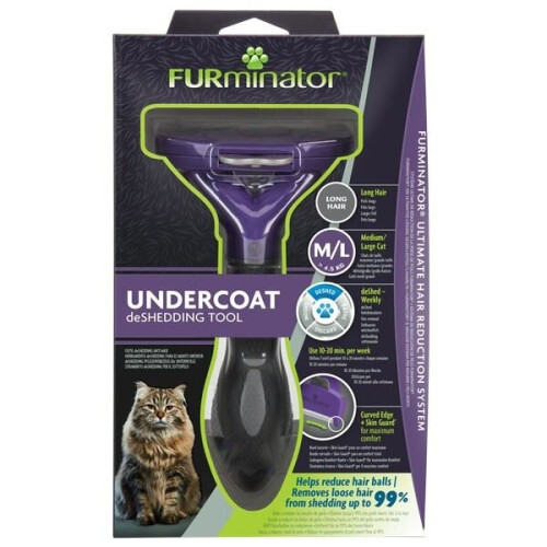 Furminator FURminator Undercoat deShedding Tool for Medium/Large Short Hair Cat - 261457