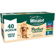 Winalot Perfect Portions Adult Beef, Chicken & Lamb Jelly, 40x100g - 261945
