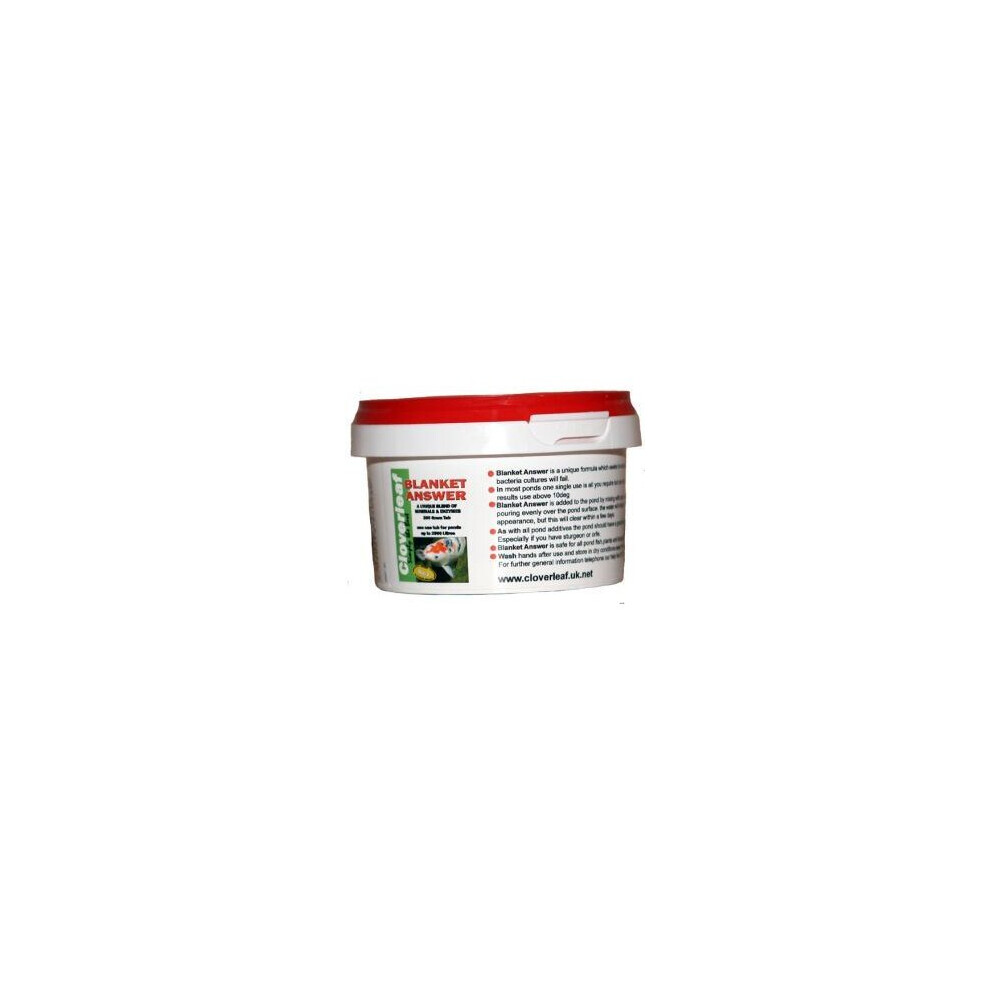 Cloverleaf Blanket Answer 200G - Safe Pond Bacteria & Enzymes For All Ponds (6500)