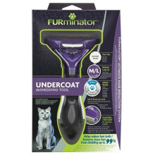 FURminator Undercoat deShedding Tool for Medium/Large Long Hair Cat - 261458
