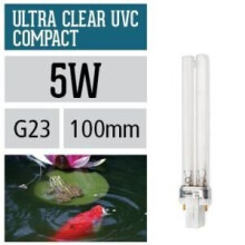 Arcadia Ultra Clear UV Compact Lamps 5w 100mm - 543077