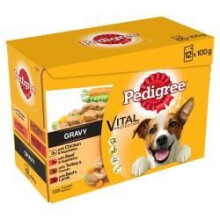 Pedigree Pouch Mixed Varieties in Gravy 12 Pack - 100g - 97515