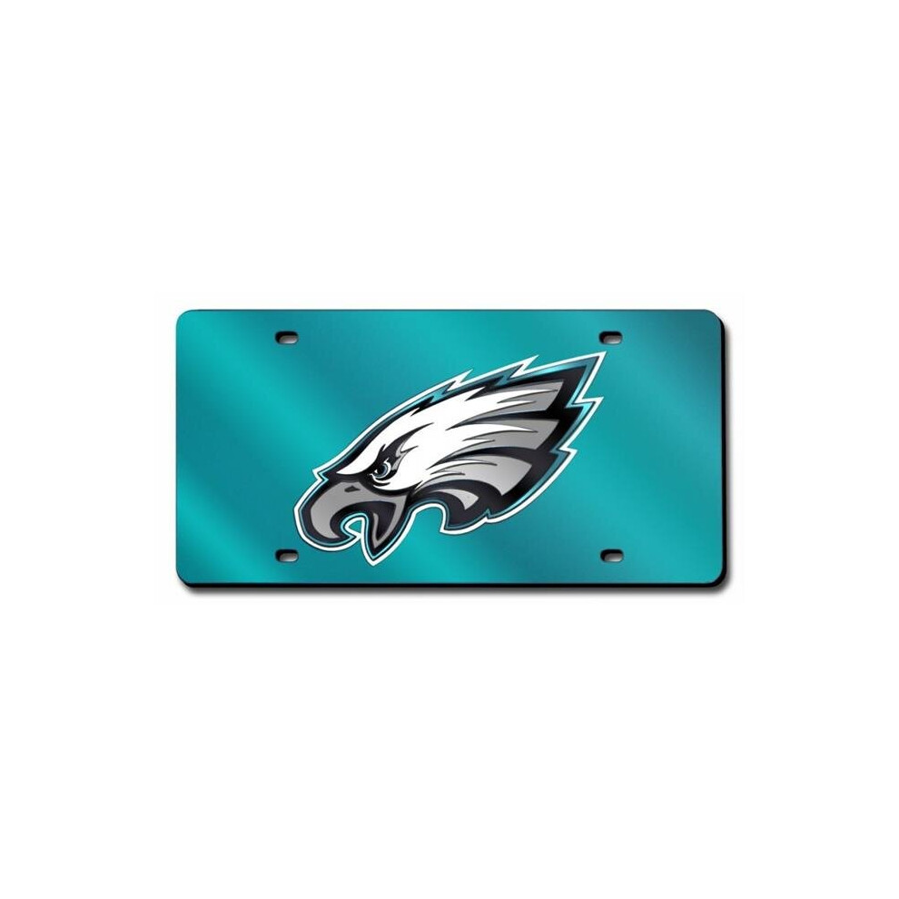 Rico Industries Lzc2501 Laser Cut Auto Tag - Philadelphia Eagles, Green 094746279349