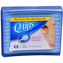 Q-tips, Cotton Swabs, On-The-Go, 30 Swabs