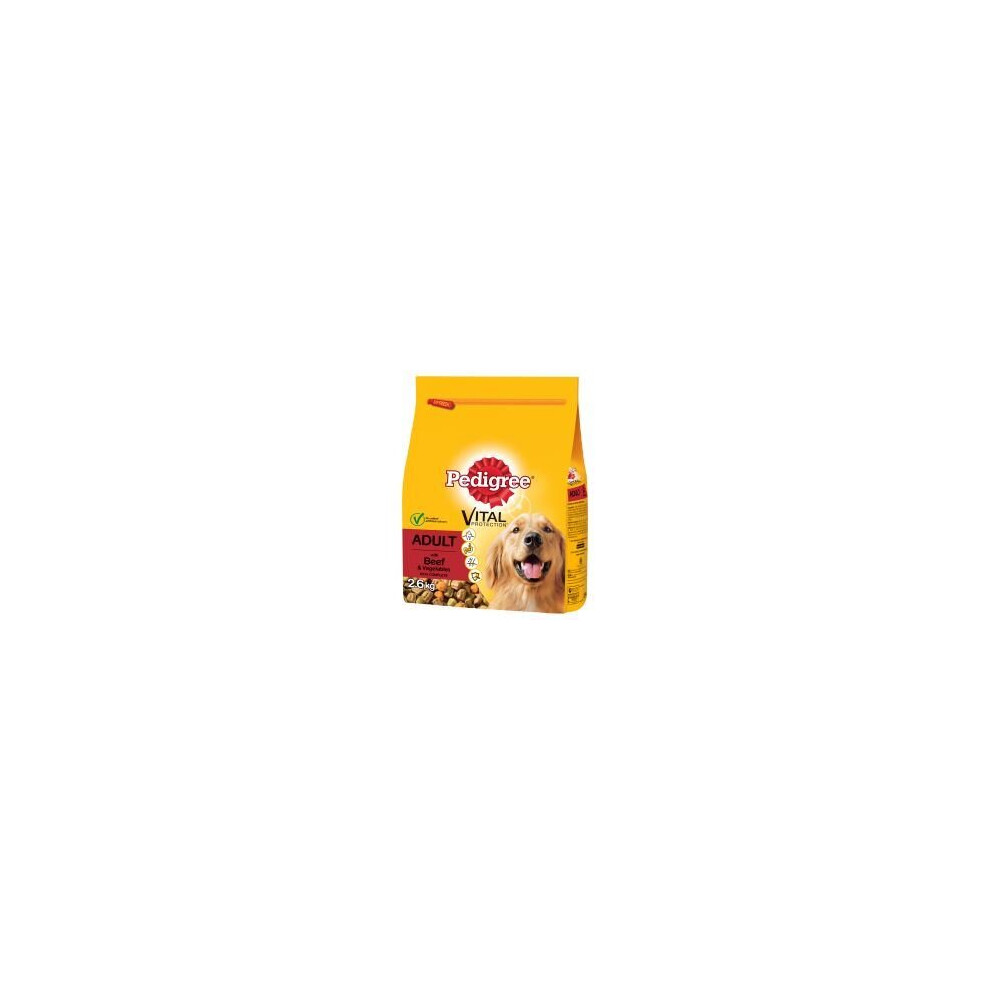 Pedigree Complete Adult Beef&veg - 2.6kg - 300636