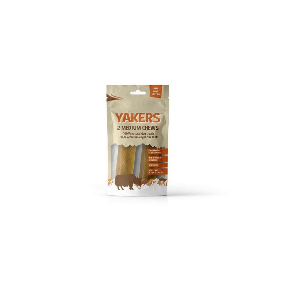 Yakers Dog Chew Medium 2pk - 262358