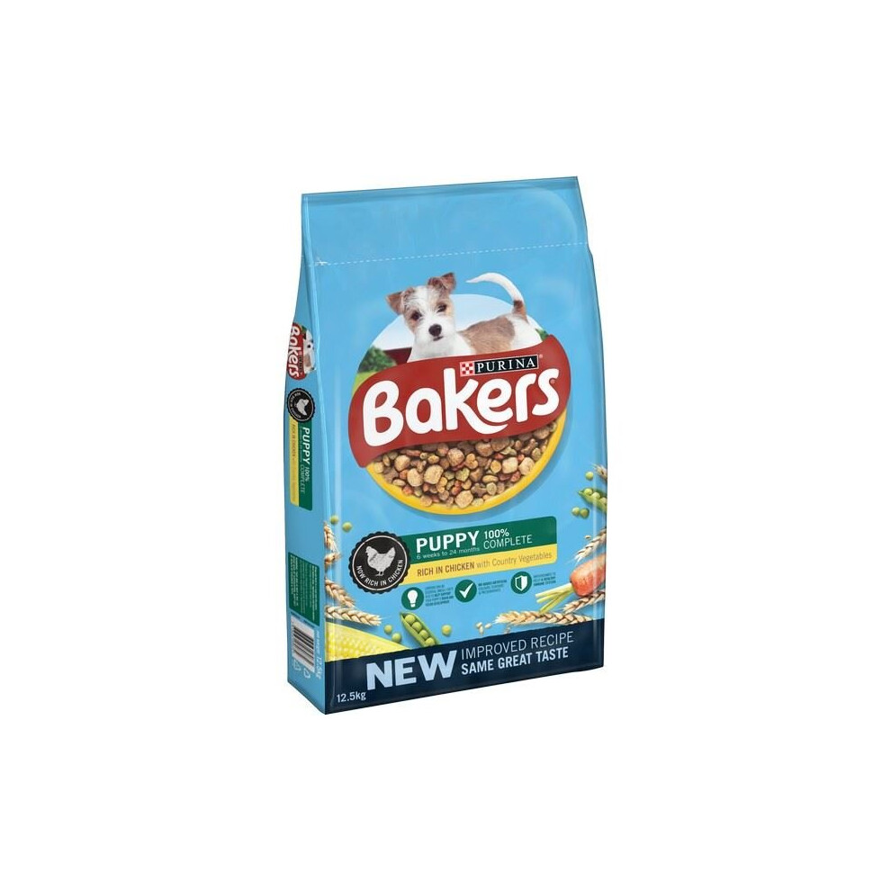 Bakers Puppy Chicken And Veg 12.5Kg - 261244