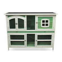 Harrisons Buttermere Double Height Hutch Sage Green 150x60x116cm - 261022
