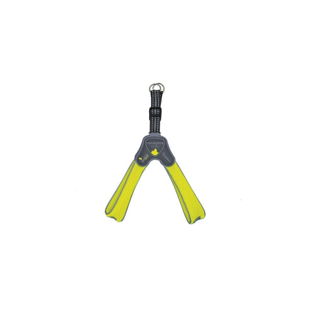 Coralpina Harness Cinquetorri Fluorescent Yellow Size 2 (25-35cm) - 261154