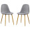 Charles Jacobs (Fabric Grey) Charles Jacobs 2 Velvet Modern Kitchen Dining Chairs 1