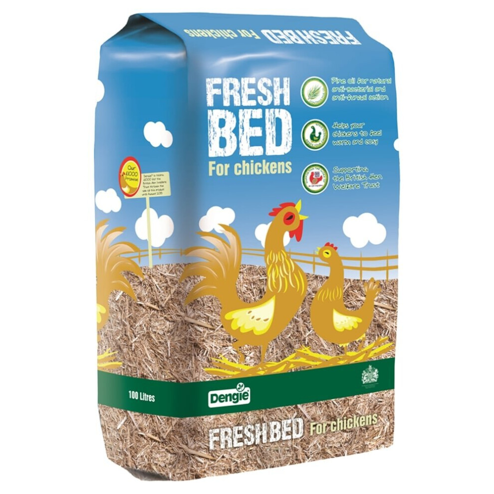 Dengie Fresh Bed for Chickens | 100ltr Bale