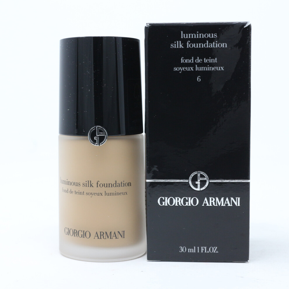 (6) Giorgio Armani Luminous Silk Foundation 1oz/30ml New With Box