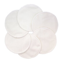 (Natural, 12 Pack) Ana Wiz Washable Natural Bamboo Breast Pads