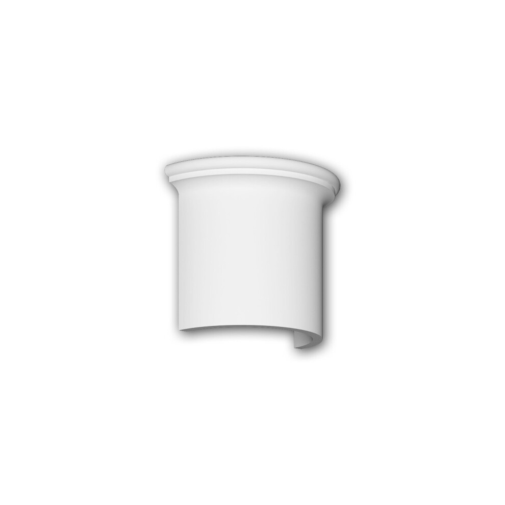 Profhome 416001 Half Column Segment Exterior Trim Column Facade Element 4250691786387