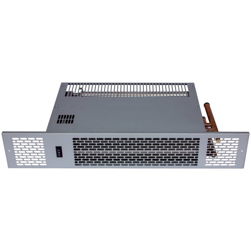 Mylek (Silver, 1.2Kw) Plinth Space Heater Classic Central Heating Electric Built In Kitchen