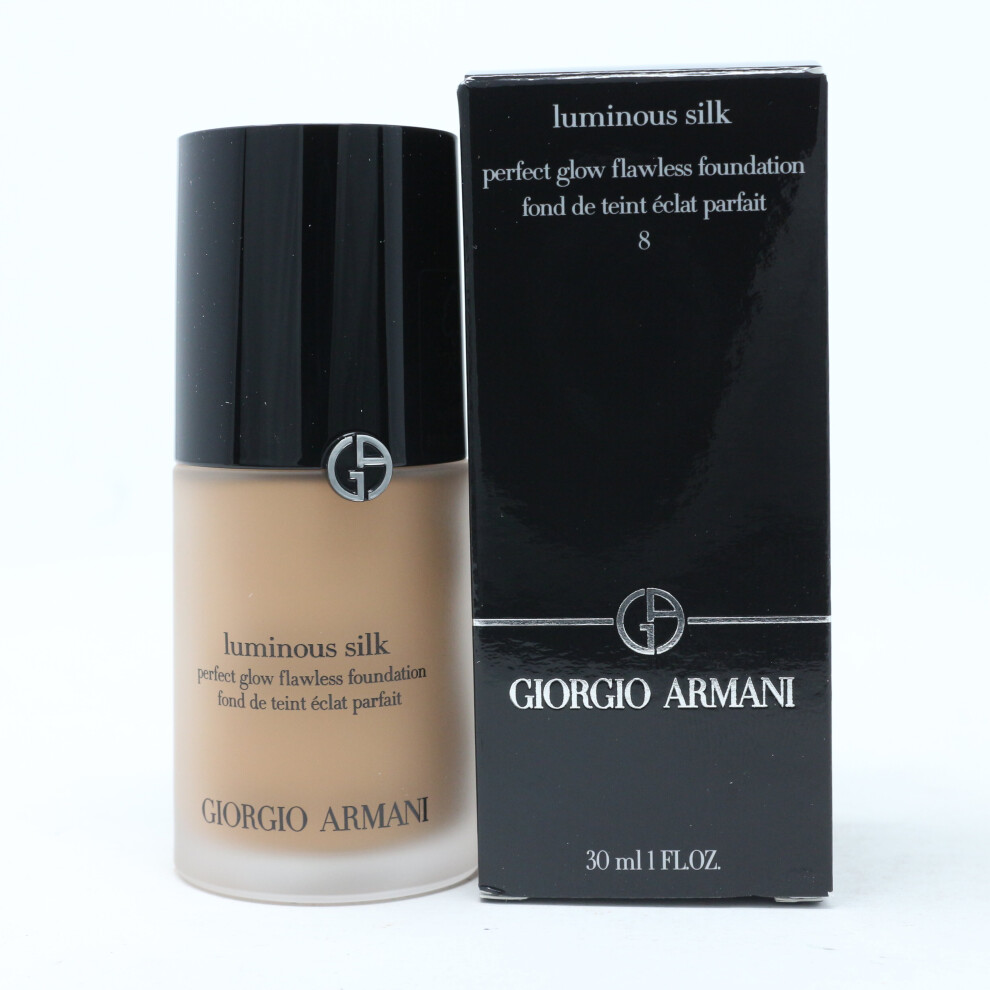 (8) Giorgio Armani Luminous Silk Foundation 1oz/30ml New With Box