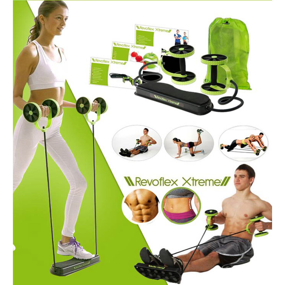 Revoflex Xtreme Abdominal Trainer Resistance Workout Machine Home Gym Exercise