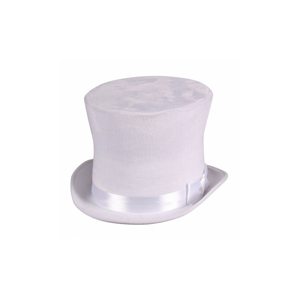 Deluxe White Top Hat - Hollywood / Cabaret