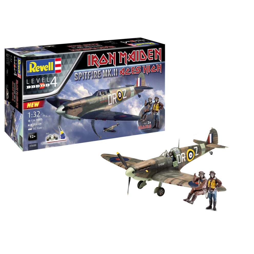 RV05688 - Revell 1:32 - Iron Maiden Spitfire Mk.II Aces High 35th