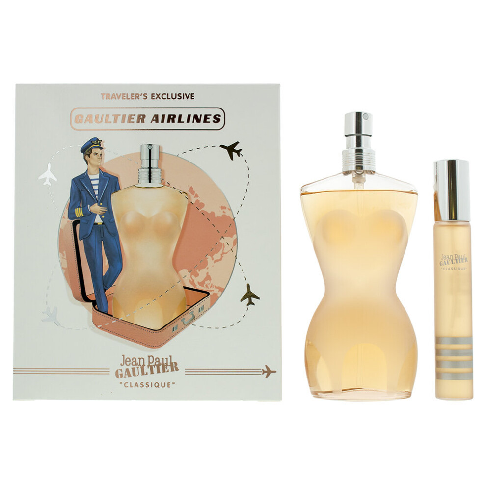 Jean Paul Gaultier Women's Classique Eau De Toilette - 100Ml & 20Ml