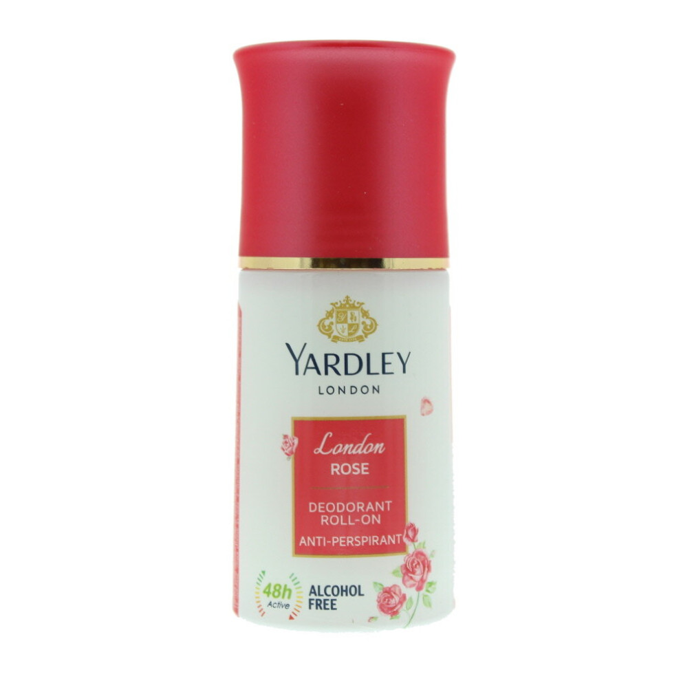 Yardley London Rose Deodorant Roll On 50Ml