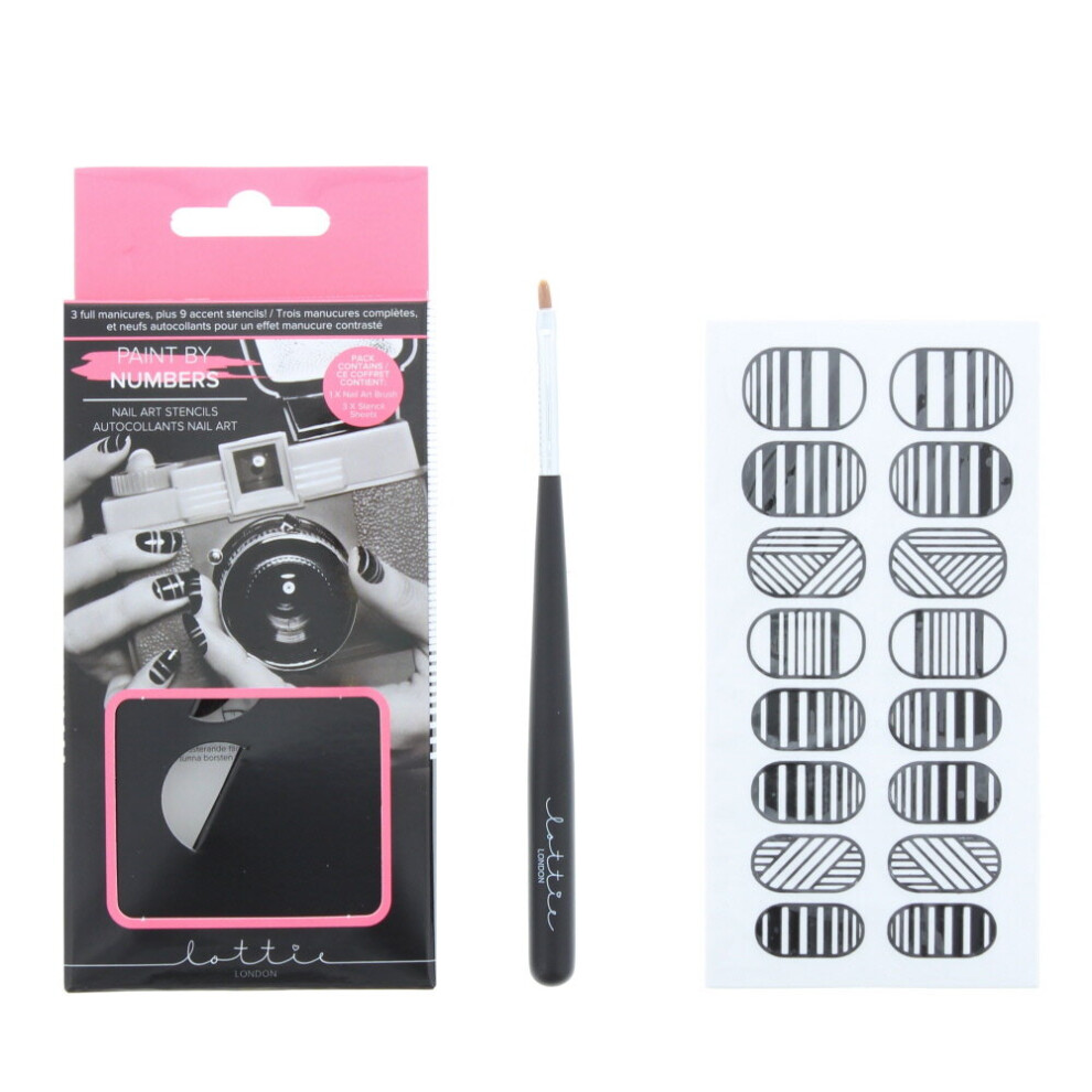 Lottie Paint By Numbers Manicure Nail Art Stickers