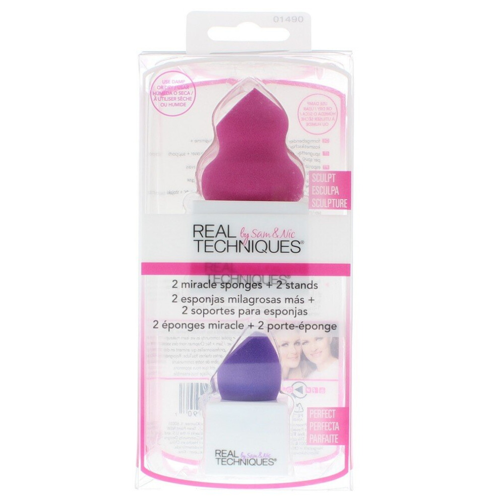 Rt 2 X Miracle Sponges & 2 Stands Ref 01490