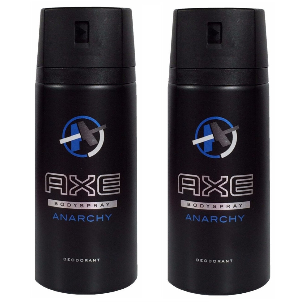 Axe (Lynx) Anarchy 150ml x 2 Deodorant for Men