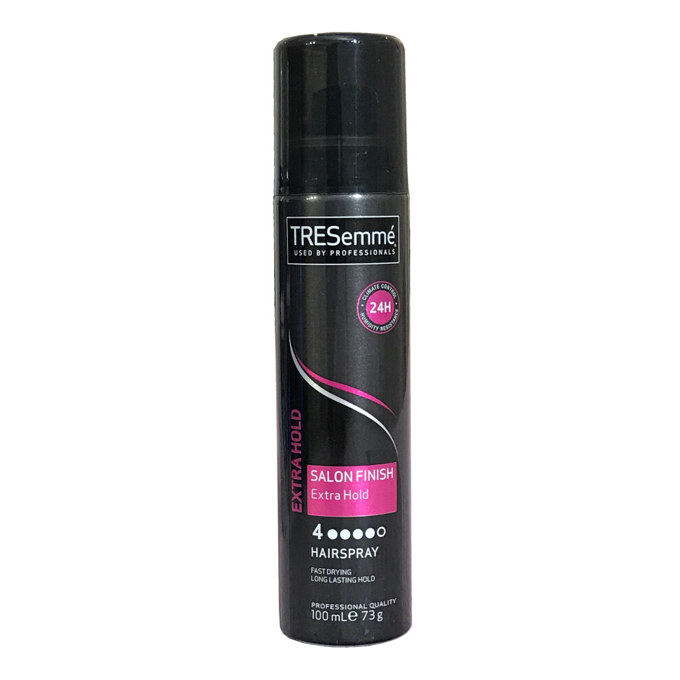 Tresemmé Tresemme Salon Finish Extra Hold Hairspray 100Ml - Humidity-Resistant Flexible Hold, Maximum Flyaway Control, 24Hr Hold