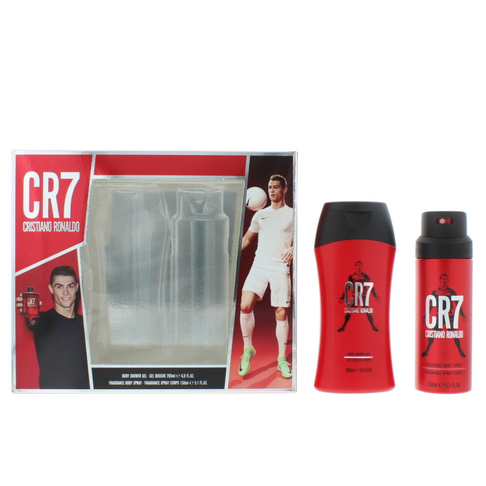 Cristiano Ronaldo Cr7 Shower Gel 200ml & Body Spray 150ml Gift Set