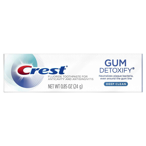 Crest Crest Gum Detoxify Deep Clean Toothpaste, 0.85 Ounce (24 g)
