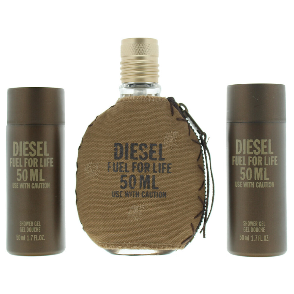 Diesel Fuel For Life M Edt 50Ml Shower Gel 50Ml X 2