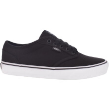 (8.5, Black/White) Vans Mens Atwood Low Top Casual Canvas Trainers Sneakers Shoes