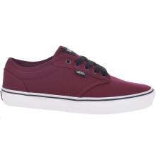 (9, Oxblood/White) Vans Mens Atwood Low Top Casual Canvas Trainers Sneakers Shoes