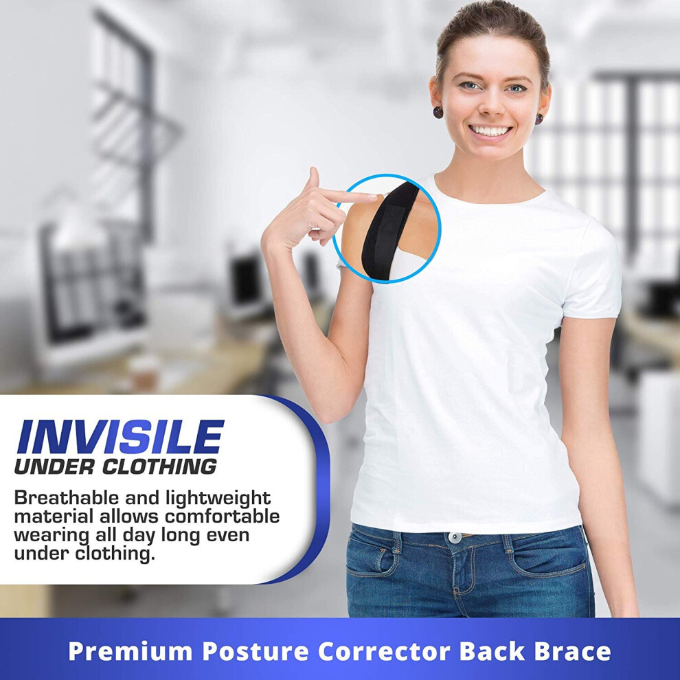 Truweo Posture Corrector Back Brace for Men and Women, Patented