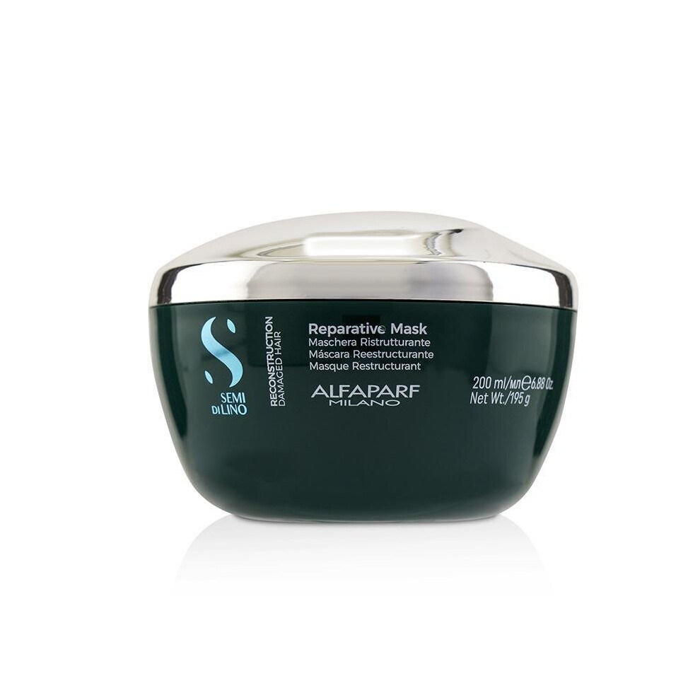 Alfaparf Semi Di Lino Reconstruction Reparative Mask (Damaged Hair) - 200Ml-6.88Oz