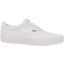 (8, Triple White) Vans Mens Doheny Low Top Casual Canvas Trainers Sneakers Shoes - Triple White