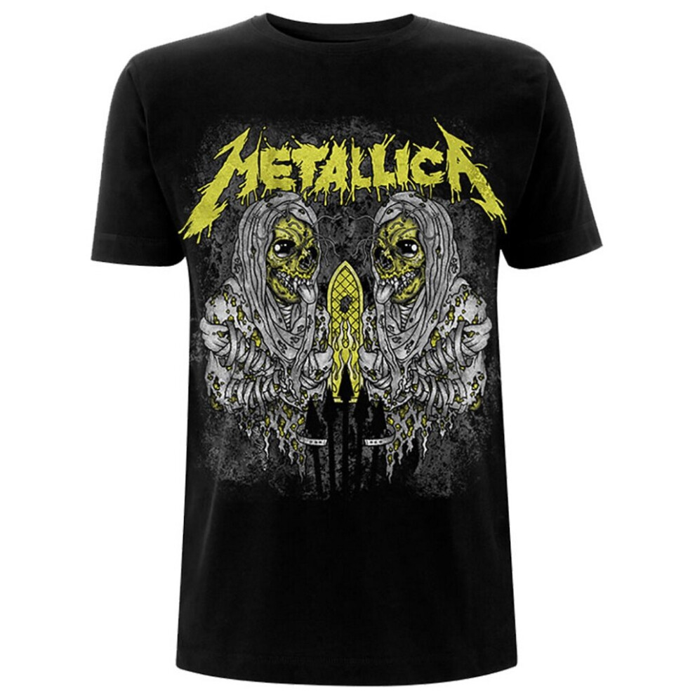 (Large) Metallica 'Sanitarium' (Black) T-Shirt