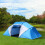 Outsunny Outsunny Hiking Tent | 4-6 Person Capacity (Blue) 3