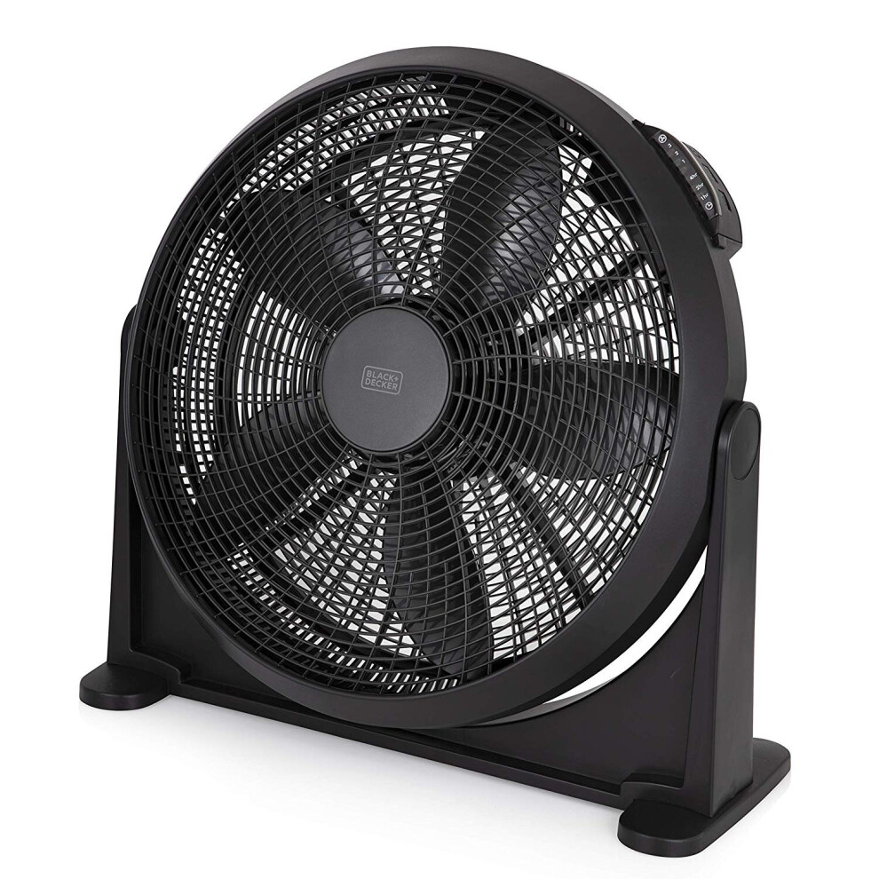 BLACK+DECKER BXFF53001GB Desk Fan and Air Circulator, Black