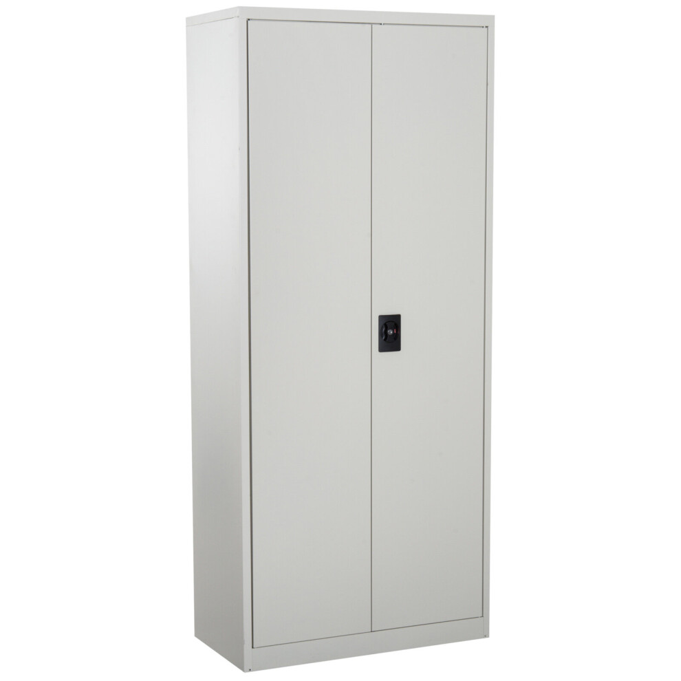 Vinsetto Cream 2-Door Metal Filing Cupboard | Office Cabinet