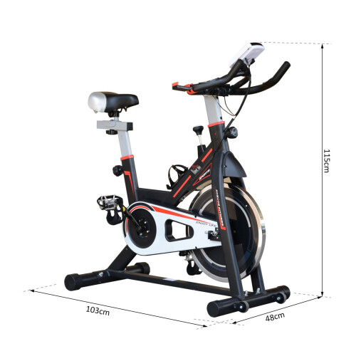Homcom Homcom Exercise Bike | Adjustable Resistance Indoor Cycling Machine 1