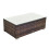 Outsunny 5pc Outsunny Rattan Garden Sofa Set With Coffee Table - Brown 5