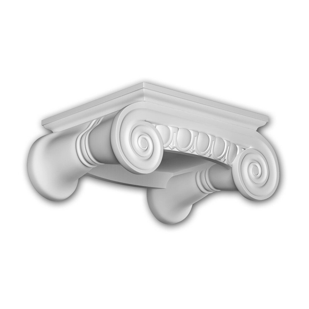 Profhome 411202 Full Column Capital Exterior Trim Column Facade Element 4250691786585