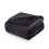 (Double) Moonlight Bedding Weighted Thick Fleece Blanket - Black 8