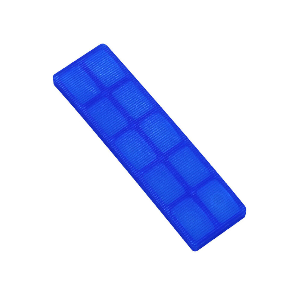 (50, 5mm - Blue) Plastic Window Frame Packers 100 x 28mm Flooring Spacer