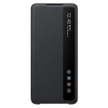 Official Samsung Galaxy S20 Ultra 5G Clear View Cover Case Flip Cover - Black
