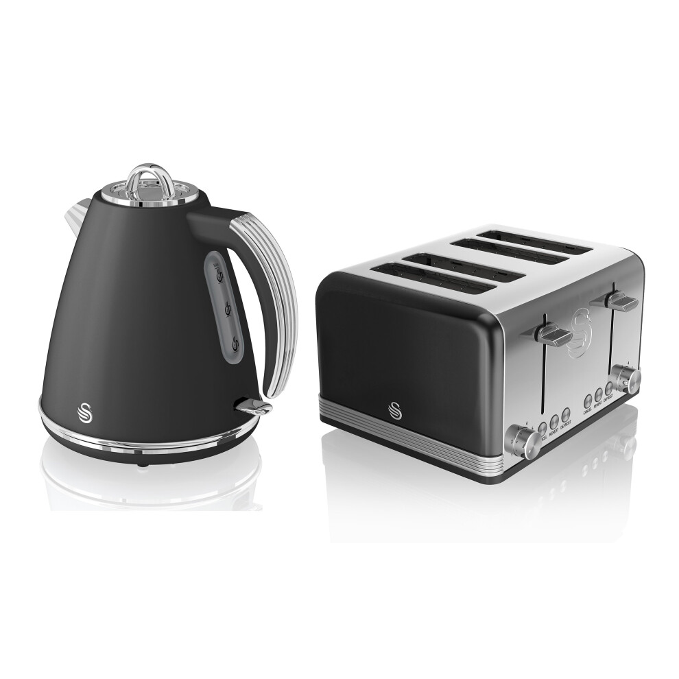 Twin Pack Jug Kettle & 4 Slice Toaster