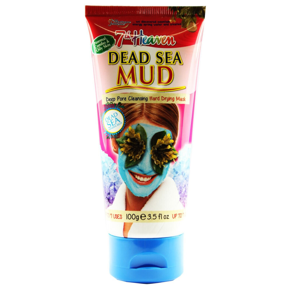 7th Heaven Face Mask Dead Sea Mud 100ml Travel Tube